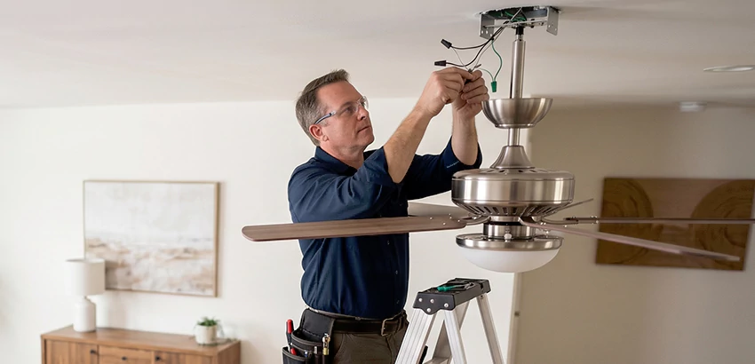 Ceiling Fan Light and Switch Repair in Titusville
