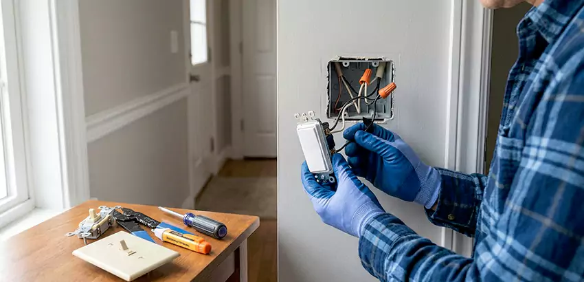 Motion Sensor Light Switch Replacement in Titusville