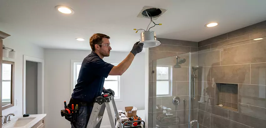 Bathroom and Shower Recessed Lighting Installation in Titusville