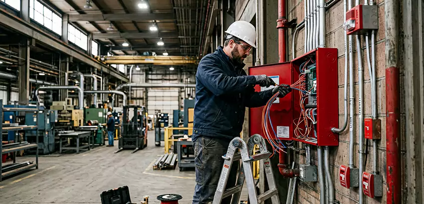 Industrial Fire Alarm Installation in Titusville